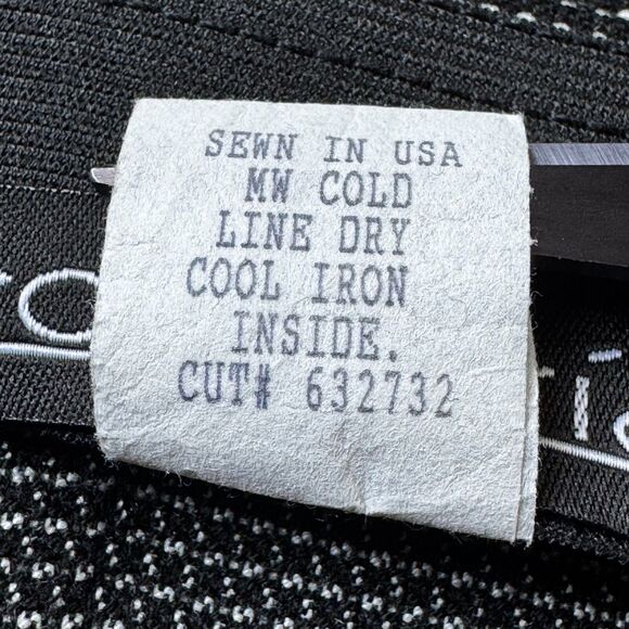 Equestrian Pants Women Large Black White Micro Dot Stretch Pull On Tapered Ankle - Picture 13 of 13